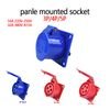16A/32A Industrial Plug and Socket 3p/4p/5p IP44 Waterproof Electrical Panel Mounting