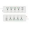 3000W 110-250V Multifunctional Extension Power Socket Strip with Mobile Phone Charger