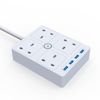 4 Outlet BS Surge Protector Socket Extension Power Strip with 4 USB