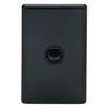 Australia C Series 5.5 mm Black Vertical 1 Gang Wall Switch Socket