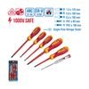 Fixtec Hand Tool Set Electrician Tool Set Multifunction VDE Insulated 6PCS Screwdriver Set